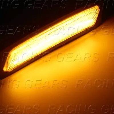 Fit Bmw F30 F31 F32 320 340 420 435 Amber Led Clear Bumper Side Marker Lights • $21.95