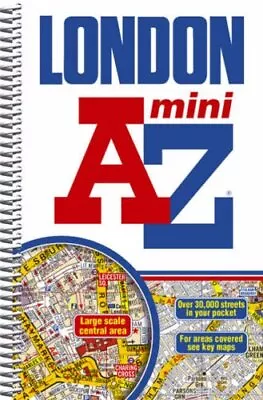 London Mini Street Atlas (spiral) (A-Z S... By Geographers A-Z Map  Spiral Bound • £3.49