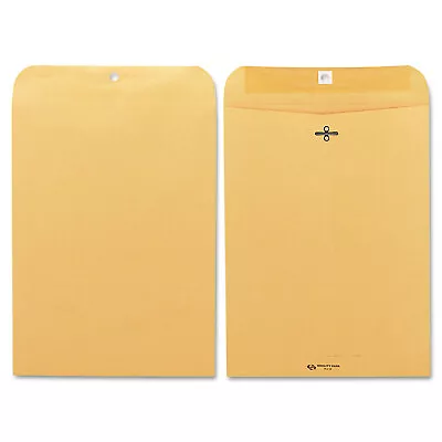 Quality Park Clasp Envelope 9 X 12 28lb Brown Kraft 100/Box 37890 • $23.25