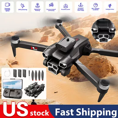 RC Brushless Drone 8k HD Camera WIFI FPV Drone Dual Camera Foldable Quadcopter • $52.99