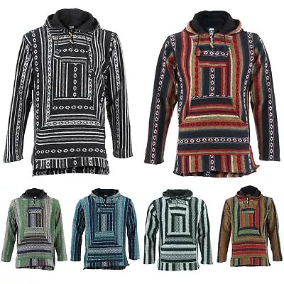 £24.90 • Buy Hoodie Jumper Baja Jerga Drug Rug LoudElephant Hoody Hooded Hippy Jacket