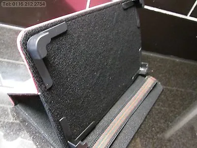 Dark Pink Secure Multi Angle Case/Stand For ICOO D70G3 7 Inch Android Tablet PC • £9.12