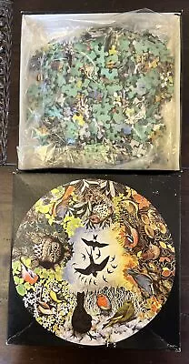 Vtg 1973 Waddingtons Garden Birds 500 Pce Round Circular Jigsaw Puzzle COMPLETE • £9.99