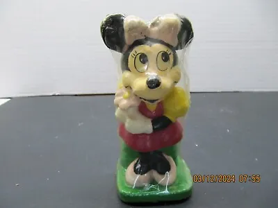 Minnie Mouse  Figural Candle  Sealed 1970's  Disney • $24
