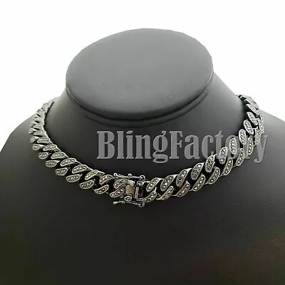 Hip Hop Black 2PAC EUPHANASIA Pendant & 18  20  24  Iced Cuban Chain Necklace • $24.99