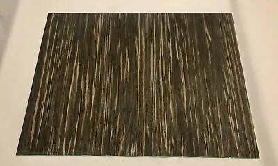 Composite Macassar Ebony Wood Veneer 1/42 Thick. 1 Sheet (18” X 24.5”) 3 Sq Ft • $19.99