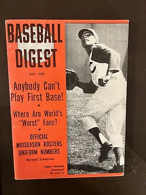 Baseball Digest - May 1959 - Vada Pinson • $4.59