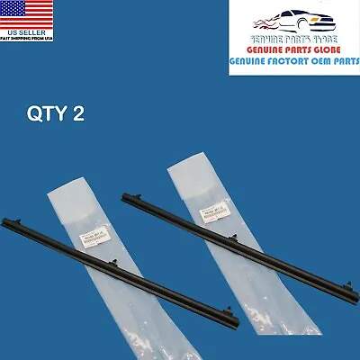 Genuine Oem Toyota 84-89 4runner Pickup Outer Door Glass Molding W/vent Set Of 2 • $59.95