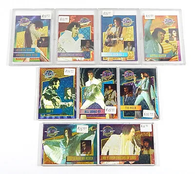 Lot Of (9) 1992 River Group Elvis Presley Collection Top Ten Hits Dufex Inserts • $35.99
