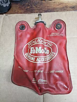 Vintage 1960s FoMoCo Ford Windshield Washer Reservoir Fluid Bag  See Clear  D • $89.99