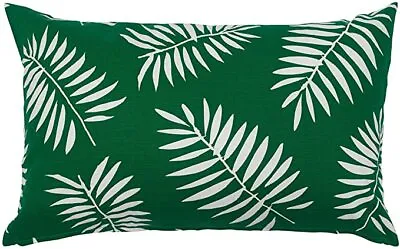 £7.49 • Buy IKEA Vindflakt Cushion Cover 65 X 40 Cm 704.244.92 Green White Ferns