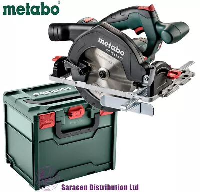 £157.17 • Buy Metabo Ks 18 Ltx 57 Cordless Circular Saw, 18v Body Only - 601857840