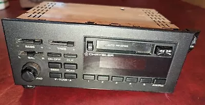 $84.95 • Buy Jeep Chrysler Dodge AM FM Cassette Player Radio OEM 1988 89 90 91