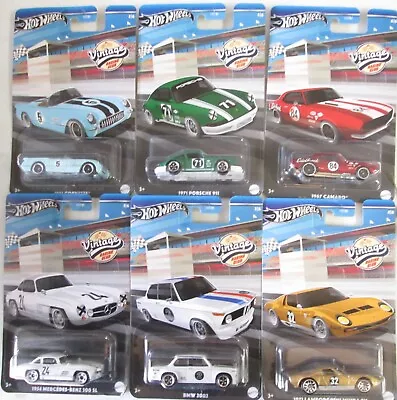 Hot Wheels  2024  Vintage  Racing    Club Set  Of  6 Complete - Chase  Included • $39.99