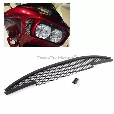 Black Fairing Vent Screen Grill Top Mesh Fit For Harley Road Glide FLTR 2015-24 • $19.02