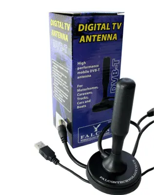 Amplified Magnetic Mount Freeview Digital TV & DAB Aerial For Motorhome Caravan • £39.99