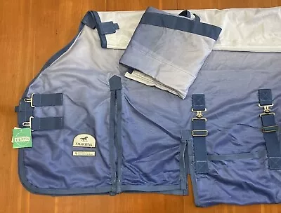 NWT SmartPak Deluxe Earth Friendly Horse Fly UV Sheet W/Neck - 69  LAKE OMBRE • $68