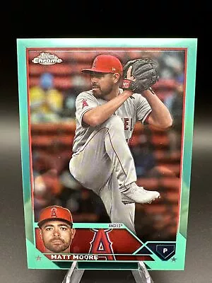 2023 Topps Chrome Series Update Matt Moore Aqua Refractor /199 #USC133 Angels • $0.99