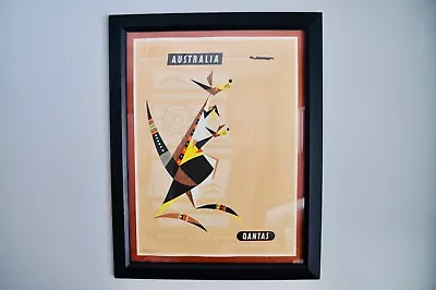 Vintage Qantas AUSTRALIA Lithograph Harry Rogers • $1485