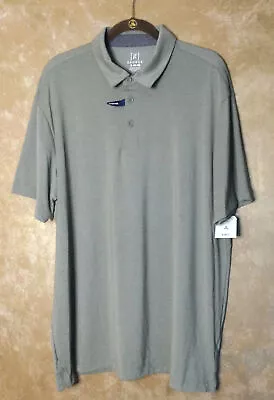 George Mens Short Sleeve Textured Poly Polo..Size XL(46-48) • $16.98