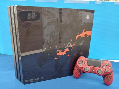 $952.52 • Buy Sony CUH-7100B PS4 Pro Monster Hunter World Rathalos Edition FROM Japan PREOWNED