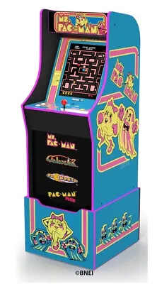 NEW SEALED Ms Pacman Light Up Marquee & Matching Riser  Arcade1up  Never Opened • $525