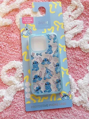 IPhone 14 Pro Disney Lilo And Stitch Protective Phone Case Gift • £9.45