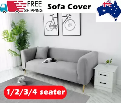 High Stretch Slipcover Sofa Covers Lounge Protector 1 2 3 4 Seater Couch Cover • $12.99