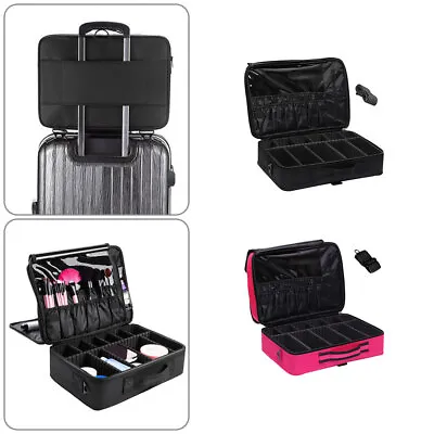 Professional Make Up Box Vanity Case Cosmetic Nail Art Storage Travel Beauty Bag • £29.99