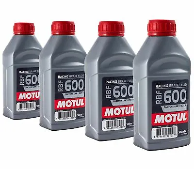 Motul RBF 600 Factory Line Synthetic DOT 4 Racing Brake Clutch Fluid • $76.48