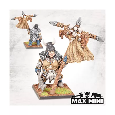 Maxmini Fantasy Mini 28mm Ogre Battle Standard Pack New • $16.49