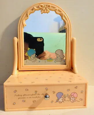 $125 • Buy Vtg Sanrio Little Twin Stars Plastic Dresser Mirror Jewelry Box 1976 Japan
