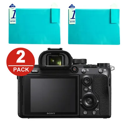 $15.34 • Buy Sony Camera LCD Screen 02X Protector A7II,III,A7S,A7R,A99,A6300,A6000,A5,A6500..