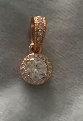 $40.65 • Buy Pandora Rose Gold Classic Elegance Pendant Charm