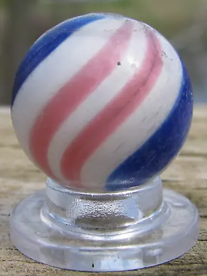 Incredible Antique Handmade German Peppermint Swirl Marble 11/16  Size NICE! • $34.99