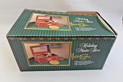 Vintage Mr. Christmas Wooden Holiday Music Box - 16 Interchangeable Discs 1999 • $87.25