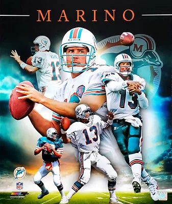 DAN MARINO Miami Dolphins GUNSLINGER Career Commemorative Premium 20x24 POSTER • $42.49