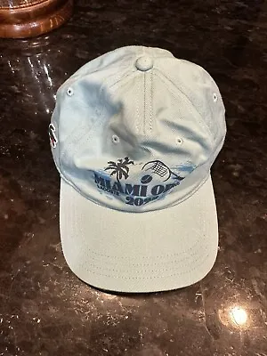 Lacoste Sport Miami Open Hat Light Blue Tennis Cap Size Small • $30