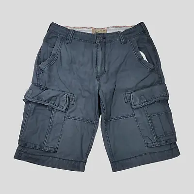 Fat Face Cargo Shorts Combat Heavyweight Cotton Faded Grey Men's W32 • £22.95