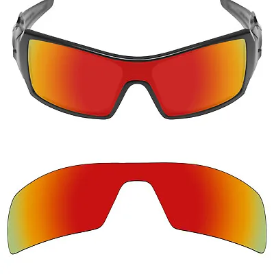 $14.98 • Buy Hdhut POLARIZED Replacement Lenses For-Oakley Oil Rig Sunglasses Fire Red