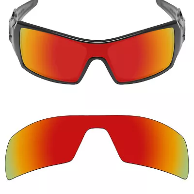 $14.98 • Buy Hdhut POLARIZED Replacement Lenses For-Oakley Oil Rig Sunglasses Fire Red