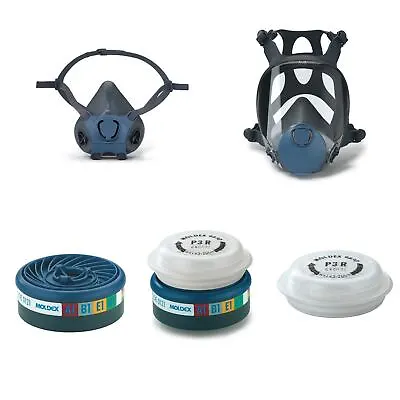 Moldex Series 7002 / 7003 Half Face Masks & Filters For 7000 & 9000 • £12.99
