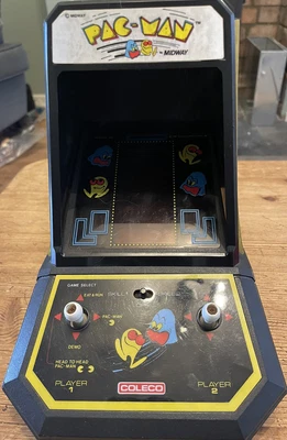 £29 • Buy 1981 Coleco Tabletop No 2390 Pac-Man Arcade Machine. Untested Spares And Repairs