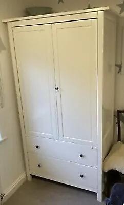 £245 • Buy White Ikea Hemnes Wardrobe - Very Good Condition