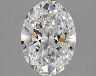 Lab Grown 3.05 Ct Oval Cut IGI Certified Diamond E Color VVS2 Clarity Diamond • $2047