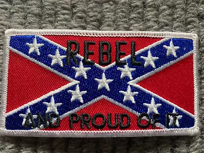 Proud Of It  Flag Stars  Iron On Biker  Patch Harley Davidson Triumph 2 • $8