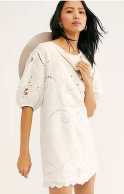 $169 • Buy Spell & Gypsy Lala Linen Dress With Slip Sz L EUC