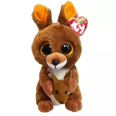 Ty Beanie Boos Kipper Kangaroo & Baby Joey Plush Stuffed Animal W/ Tag 2017 6  • $7.04