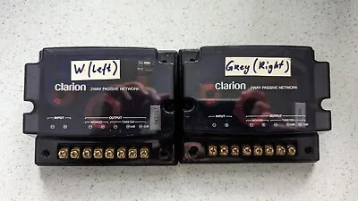 Pair Clarion 2 Way Audio Crossover Passive Filter  • £30