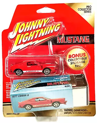 Johnny Lighting Pro Collectors Series Mustang 1977 COBRA II See Pics/Descr. • $17.99